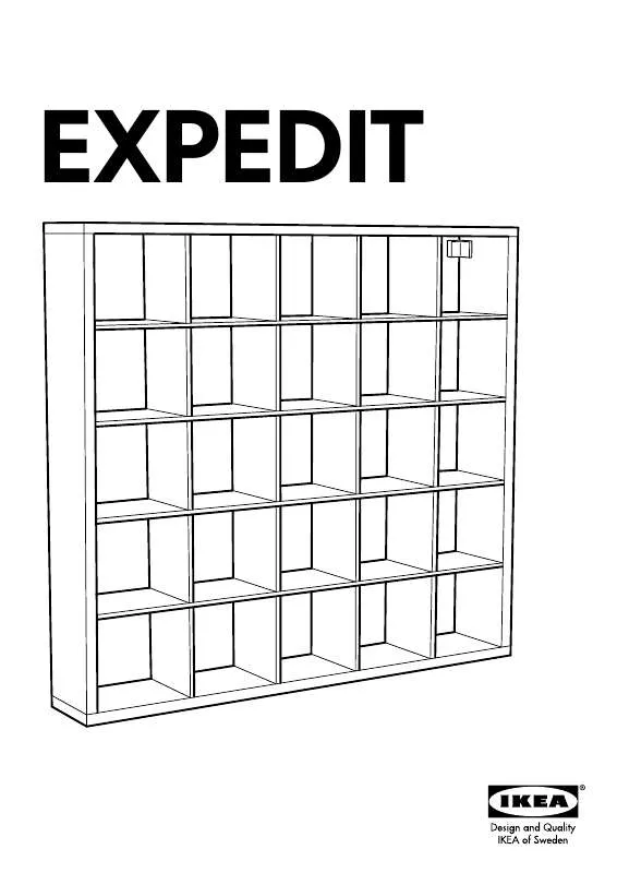 Mode d'emploi IKEA EXPEDIT ESTANTERÍA 185X185