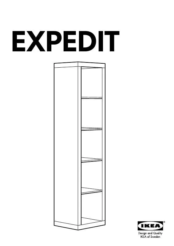 Mode d'emploi IKEA EXPEDIT ESTANTERÍA 44X185