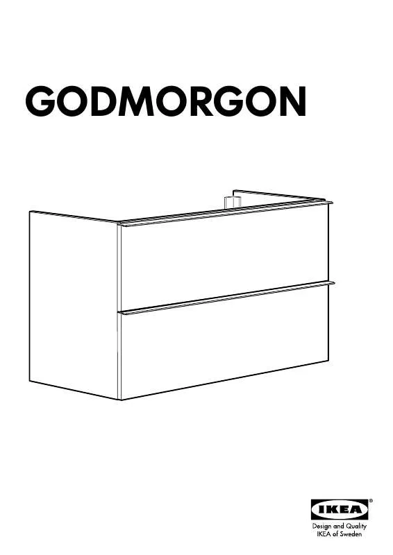 Mode d'emploi IKEA GODMORGON ARMARIO LAVABO 2 CAJONES