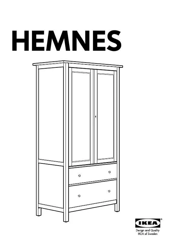 Mode d'emploi IKEA HEMNES ARMARIO
