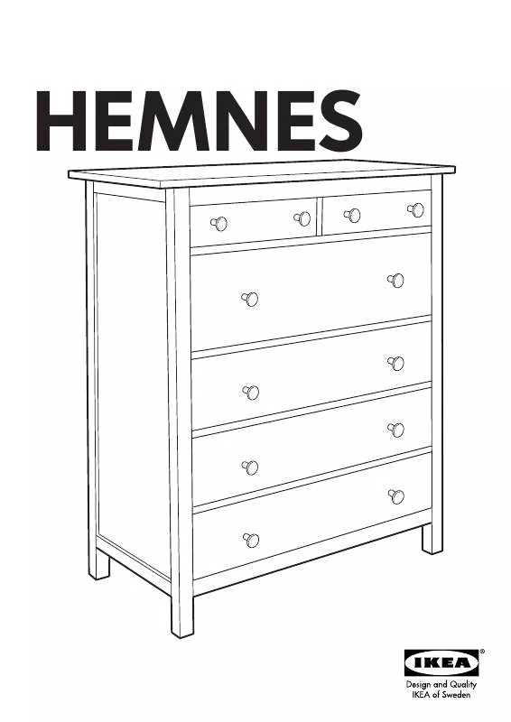 Mode d'emploi IKEA HEMNES CÓMODA DE 6 CAJONES