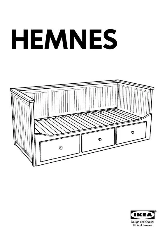 Mode d'emploi IKEA HEMNES ESTRUTURA DIVÁN