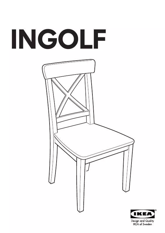 Mode d'emploi IKEA INGOLF SILLA
