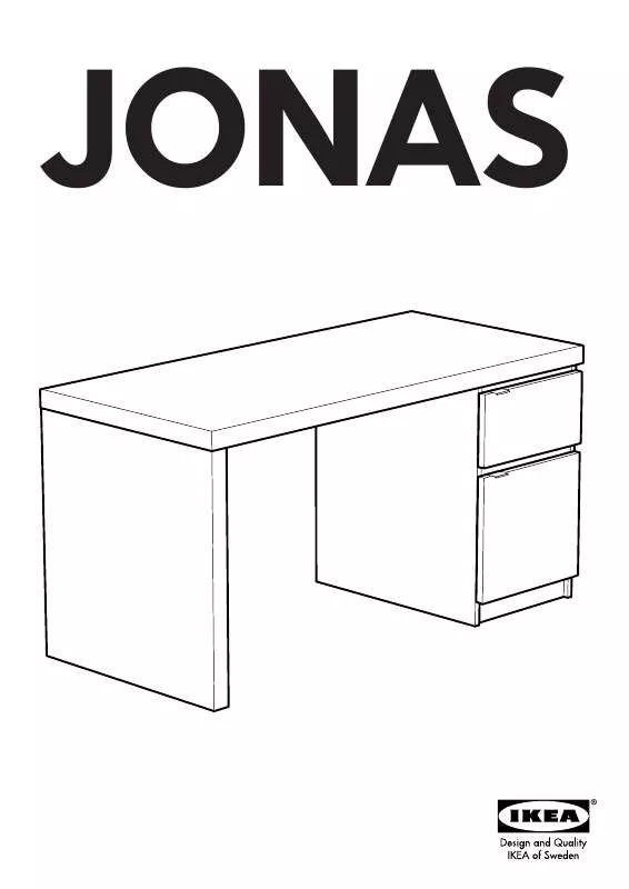 Mode d'emploi IKEA JONAS ESCRITORIO