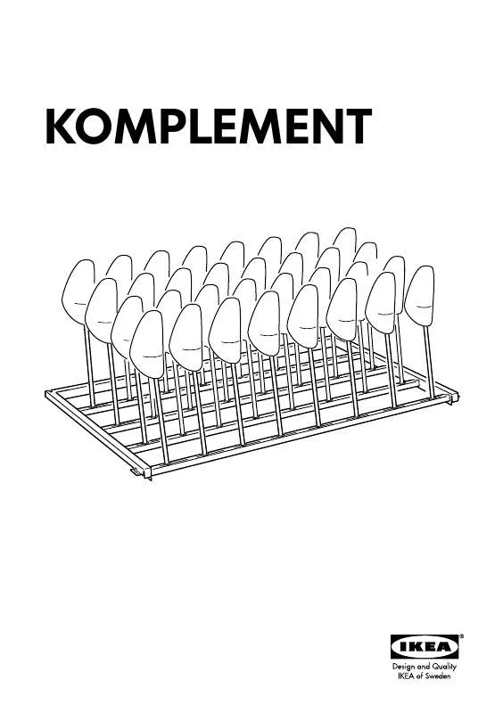 Mode d'emploi IKEA KOMPLEMENT ZAPATERO
