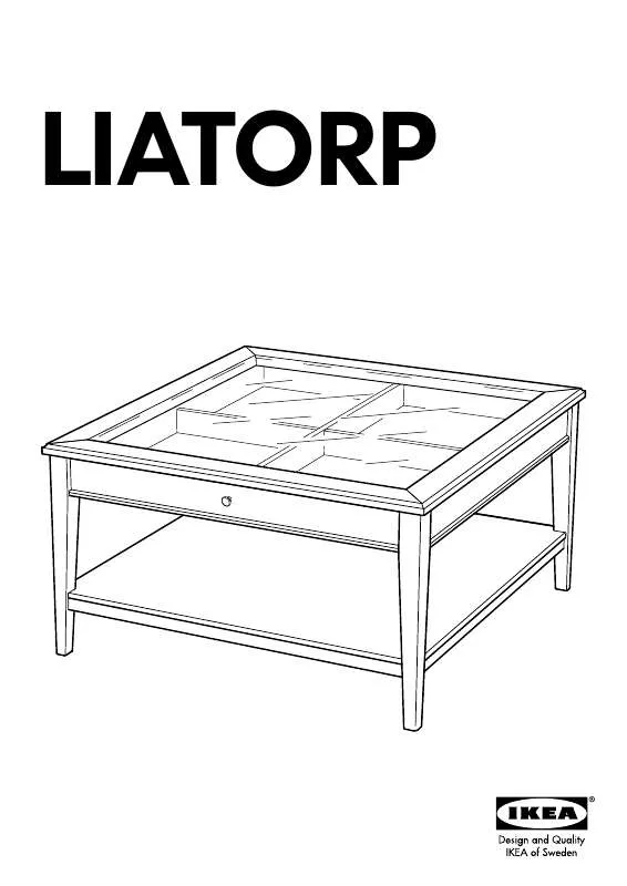Mode d'emploi IKEA LIATORP MESA DE CENTRO