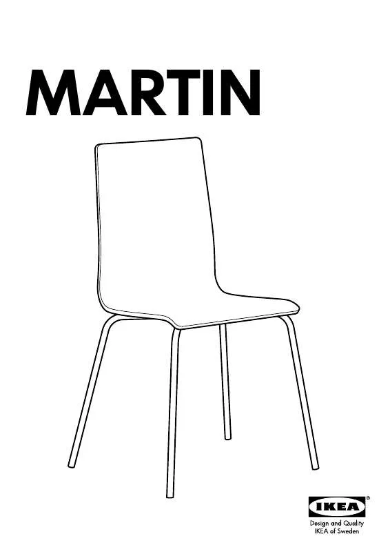 Mode d'emploi IKEA MARTIN SILLA