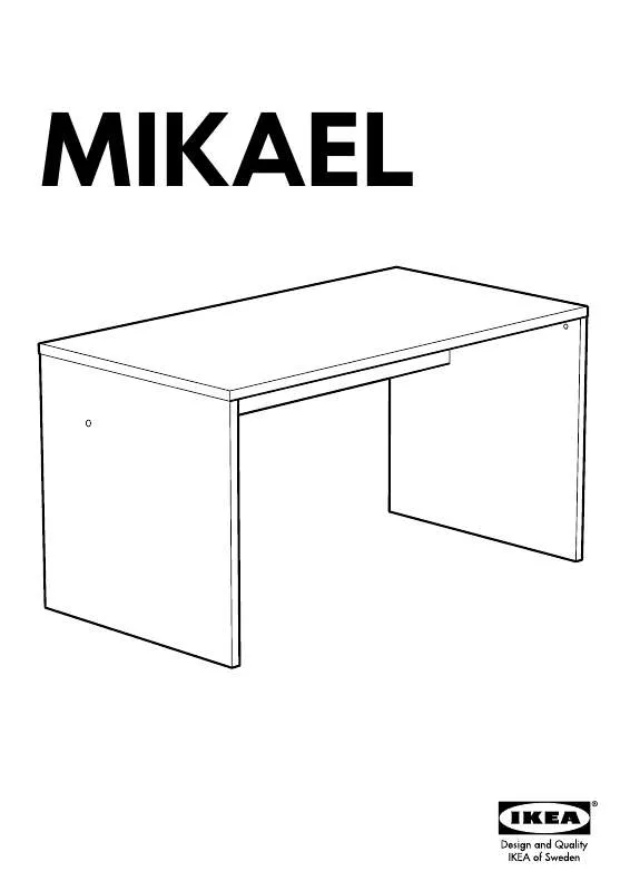 Mode d'emploi IKEA MIKAEL ESCRITORIO