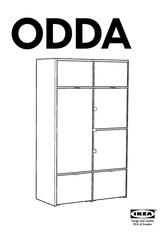 Mode d'emploi IKEA ODDA ARMARIO