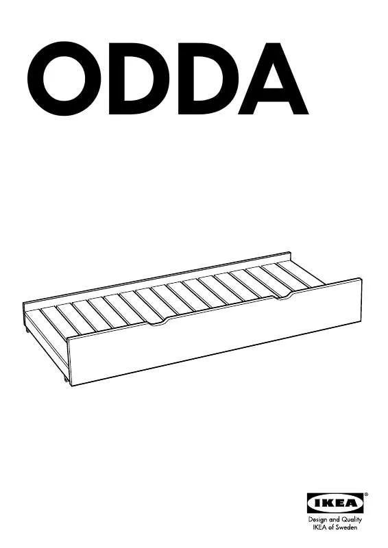Mode d'emploi IKEA ODDA CAMA INFERIOR