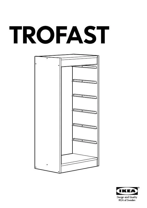 Mode d'emploi IKEA TROFAST ESTRUCTURA