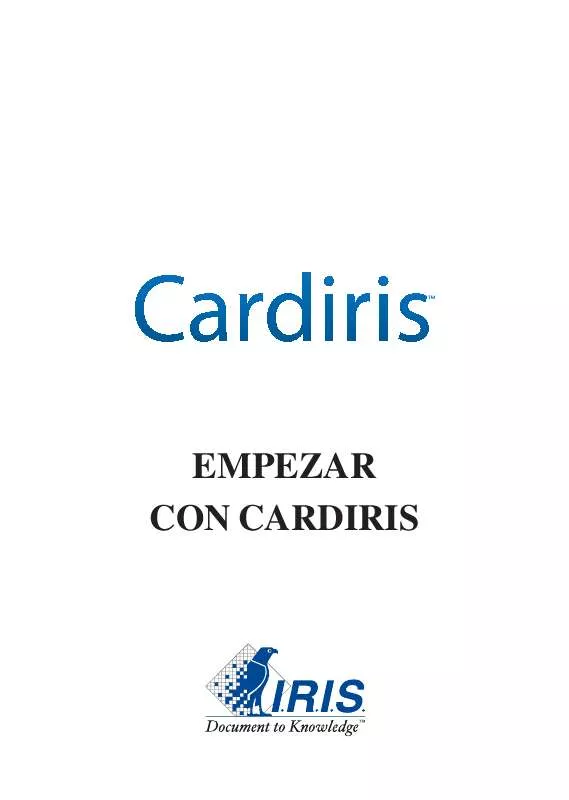 Mode d'emploi IRIS CARDIRIS PRO 4