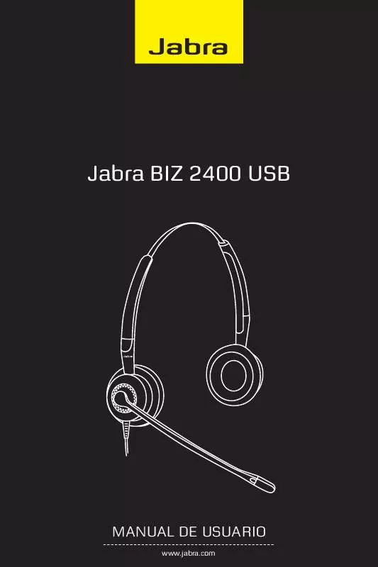 Mode d'emploi JABRA BIZ 2400 USB