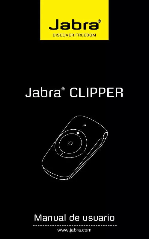 Mode d'emploi JABRA CLIPPER