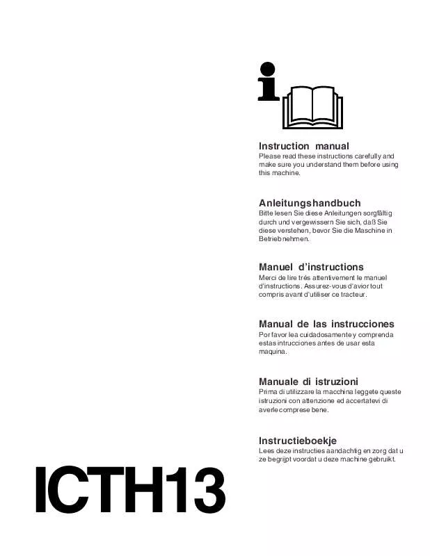 Mode d'emploi JONSERED ICTH 13