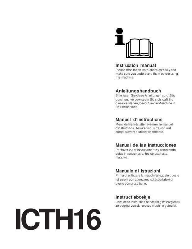 Mode d'emploi JONSERED ICTH 16
