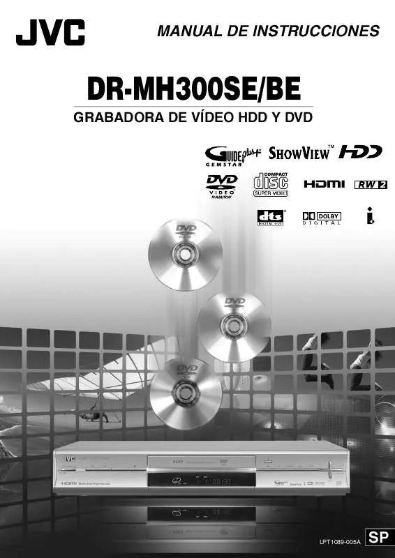 Mode d'emploi JVC DR-MH300BE