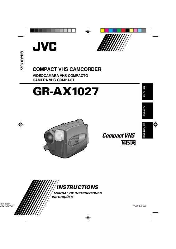 Mode d'emploi JVC GR-AX1027