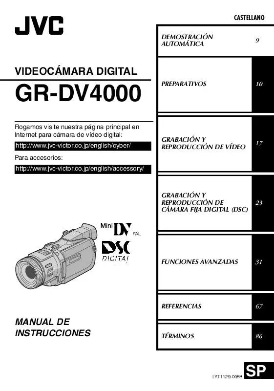 Mode d'emploi JVC GR-DV4000