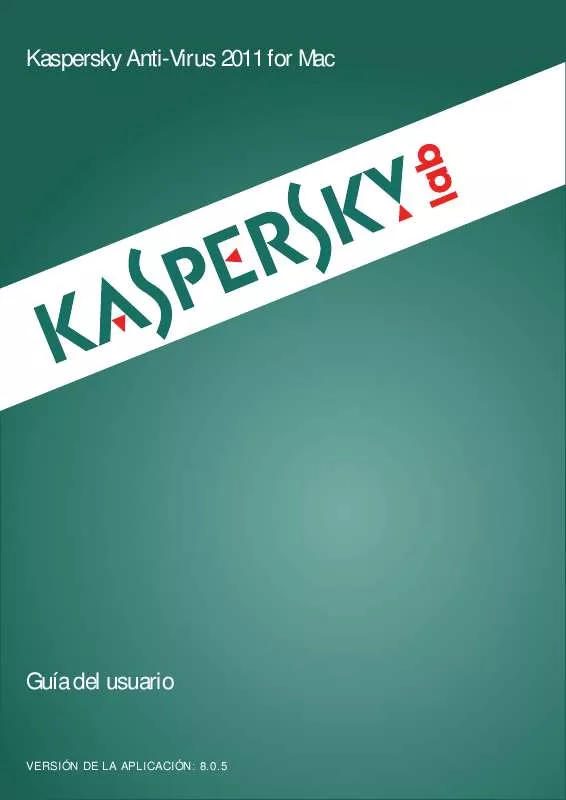 Mode d'emploi KASPERSKY ANTI-VIRUS 2011