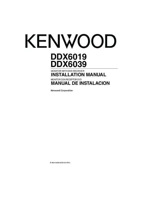 Mode d'emploi KENWOOD DDX6039