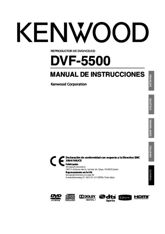 Mode d'emploi KENWOOD DVF-5500