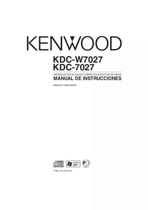 Mode d'emploi KENWOOD KDC-7027