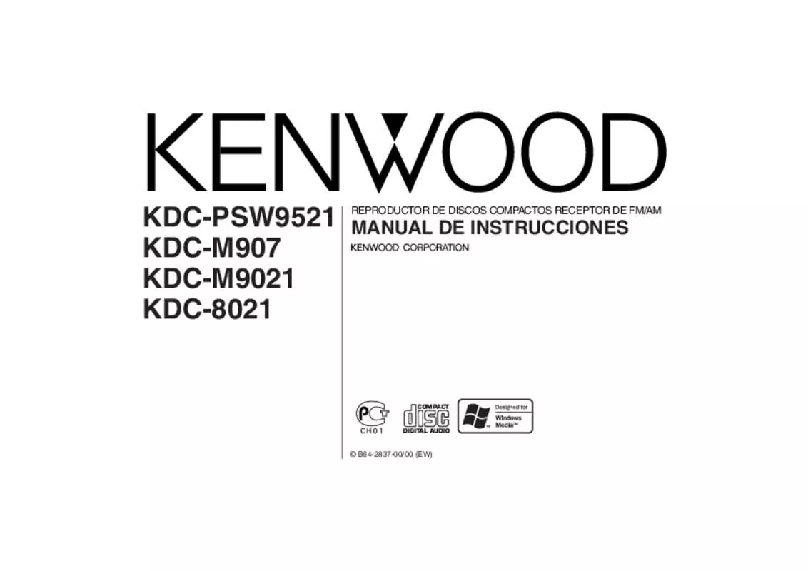 Mode d'emploi KENWOOD KDC-M907
