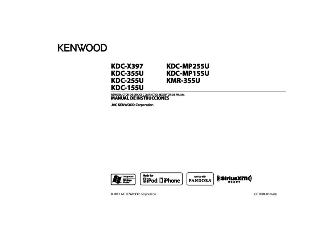 Mode d'emploi KENWOOD KDC-MP255U