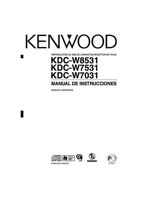 Mode d'emploi KENWOOD KDC-W7531