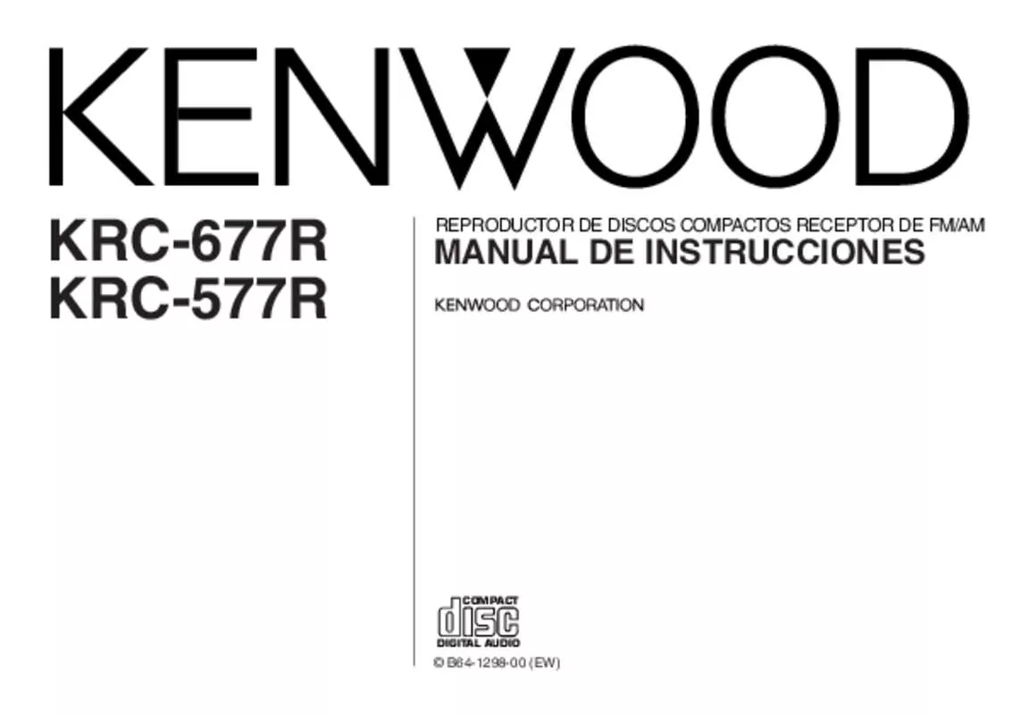 Mode d'emploi KENWOOD KRC-677R