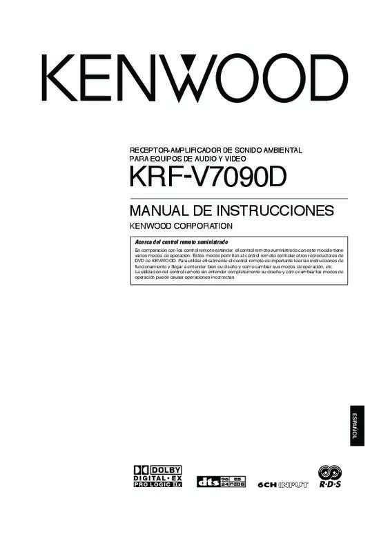 Mode d'emploi KENWOOD KRF-V7090D