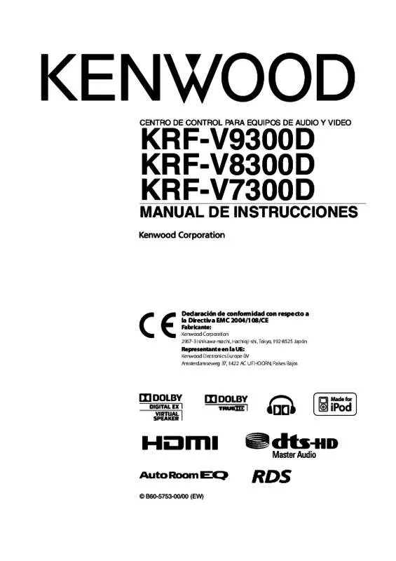 Mode d'emploi KENWOOD KRF-V7300D