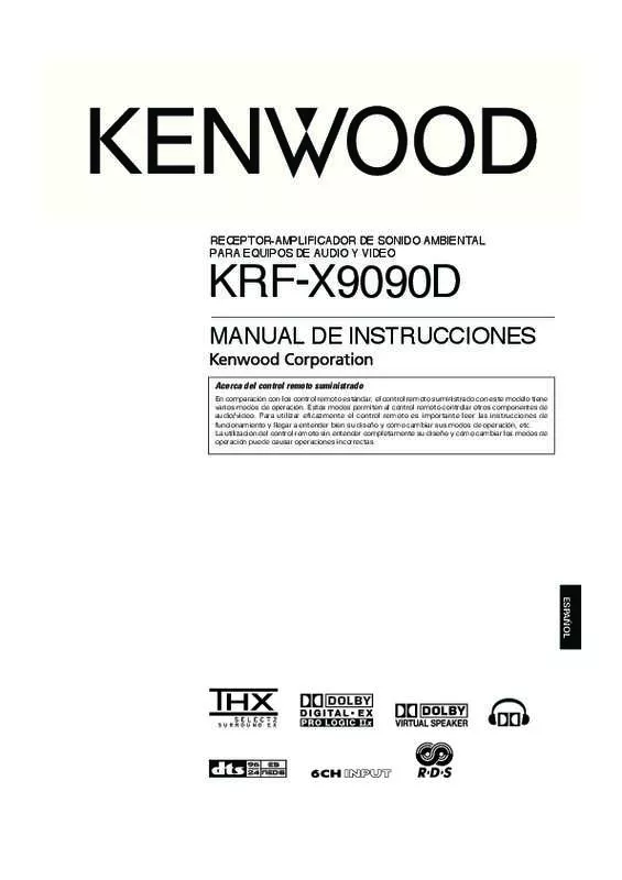 Mode d'emploi KENWOOD KRF-X9090D