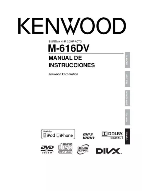 Mode d'emploi KENWOOD M-616DV
