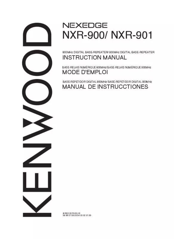 Mode d'emploi KENWOOD NXR-900