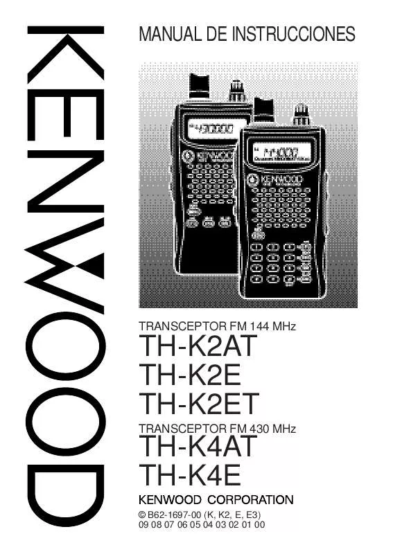 Mode d'emploi KENWOOD TH-K2ET
