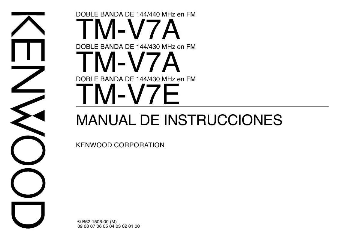 Mode d'emploi KENWOOD TM-V7A
