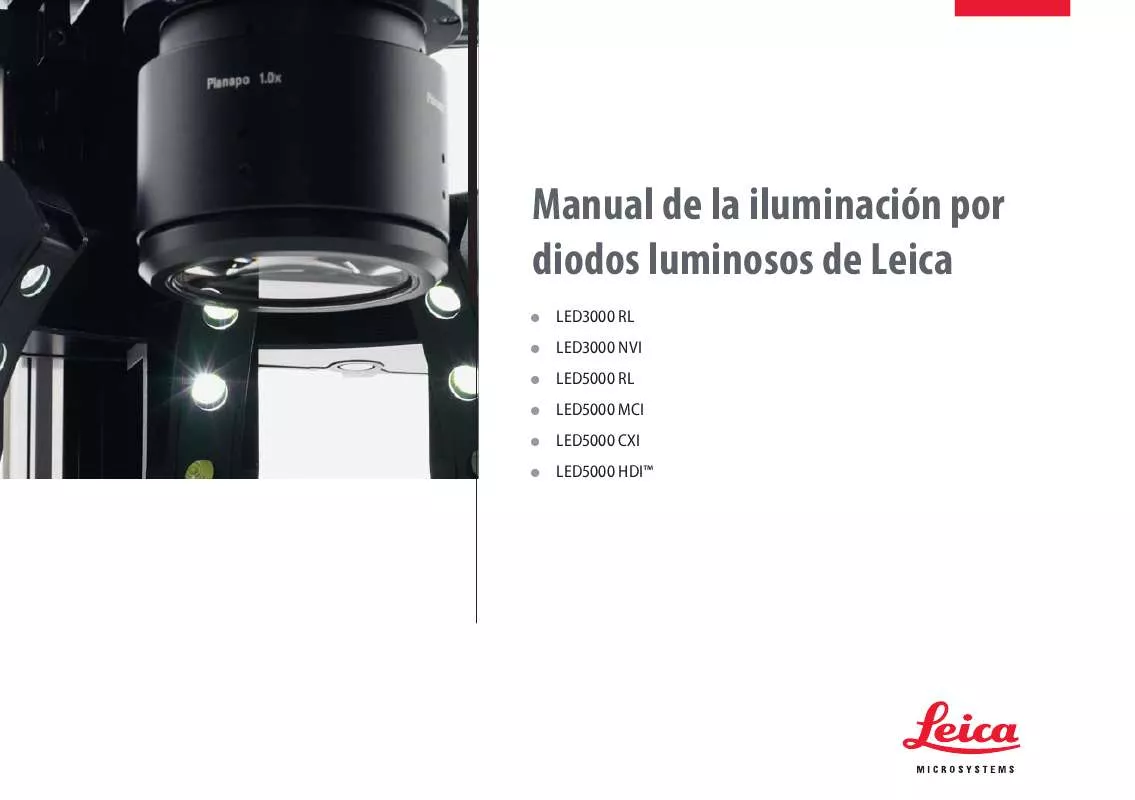 Mode d'emploi LEICA LED3000 NVI@LED5000 RL