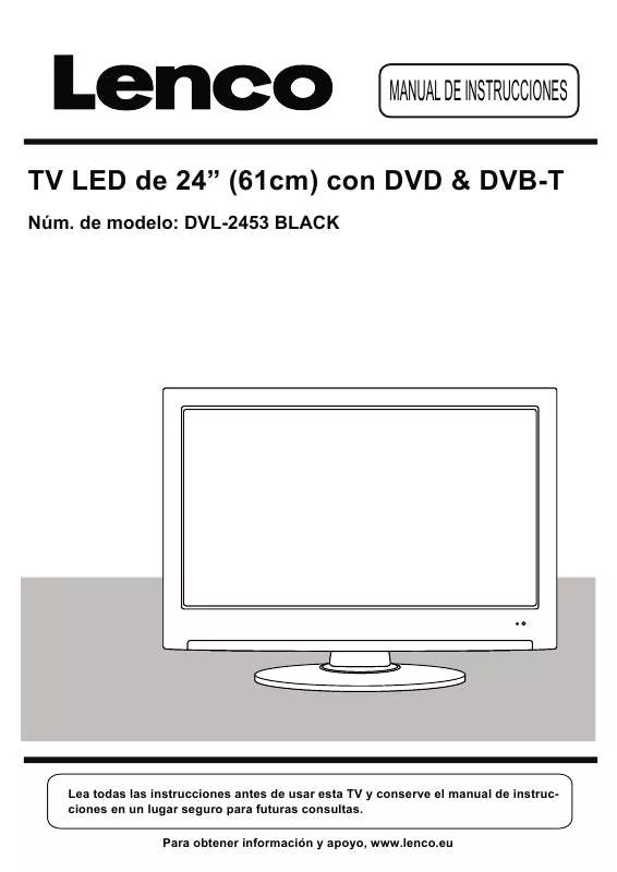 Mode d'emploi LENCO DVL-2453 BLACK