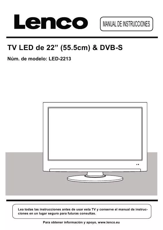 Mode d'emploi LENCO LED-2213