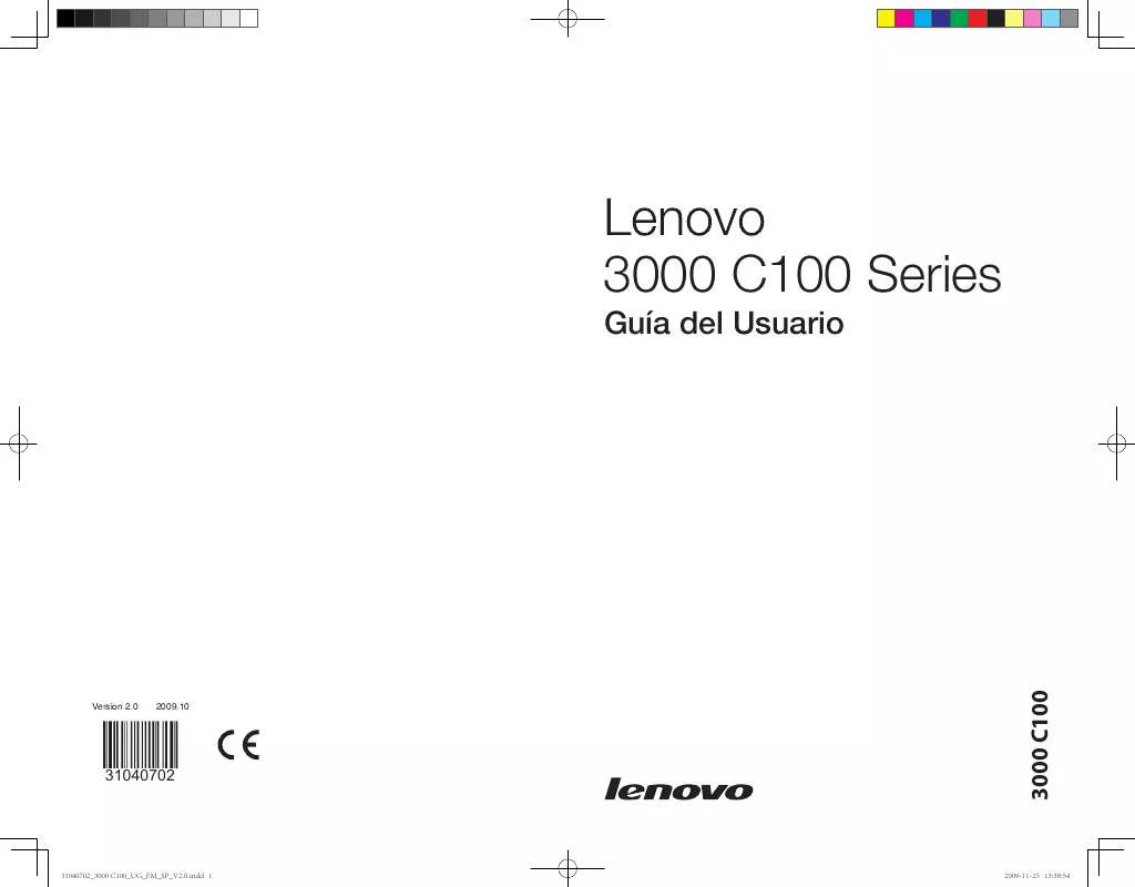 Mode d'emploi LENOVO C100