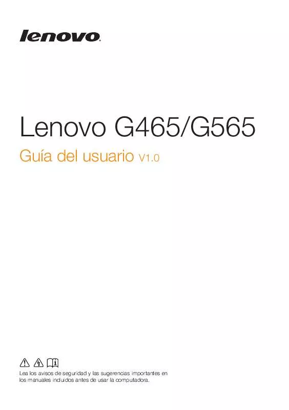 Mode d'emploi LENOVO G465