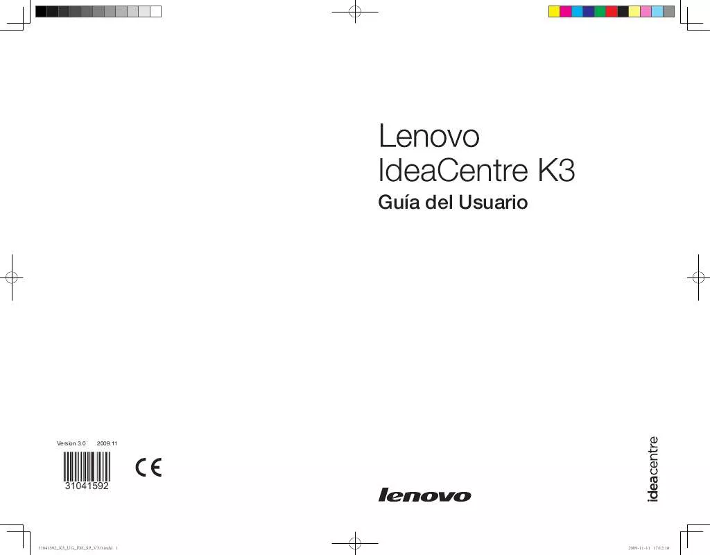Mode d'emploi LENOVO IDEACENTRE K320