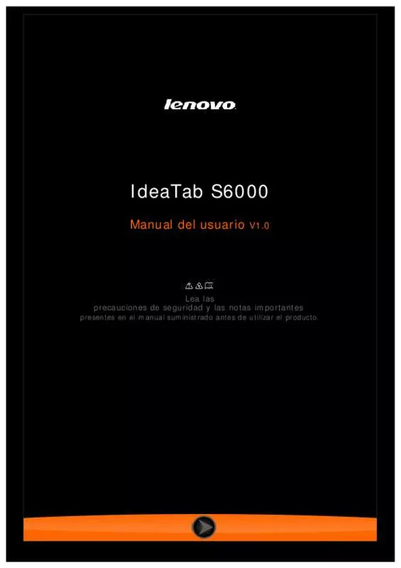 Mode d'emploi LENOVO IDEATAB S6000