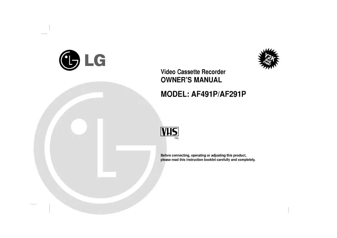 Mode d'emploi LG AF491P