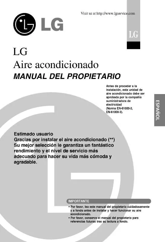 Mode d'emploi LG AS-H0964GA1