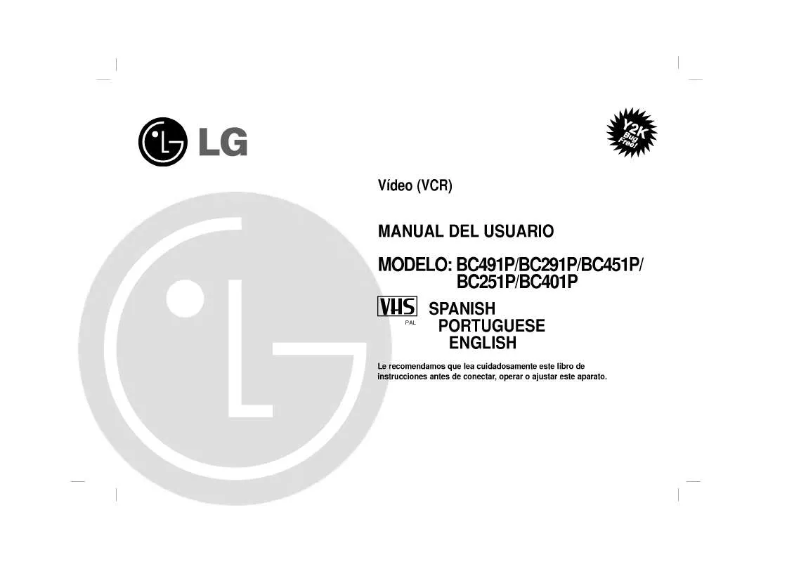 Mode d'emploi LG BC451P