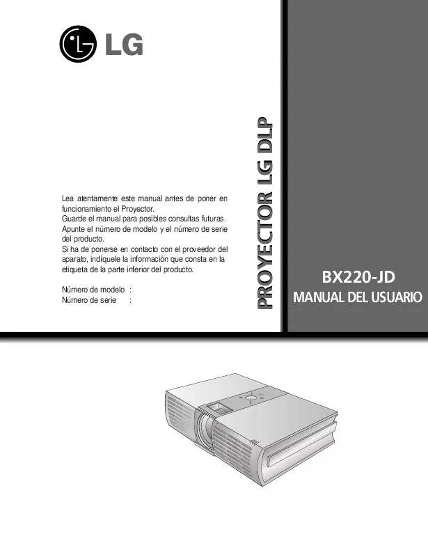 Mode d'emploi LG BX220