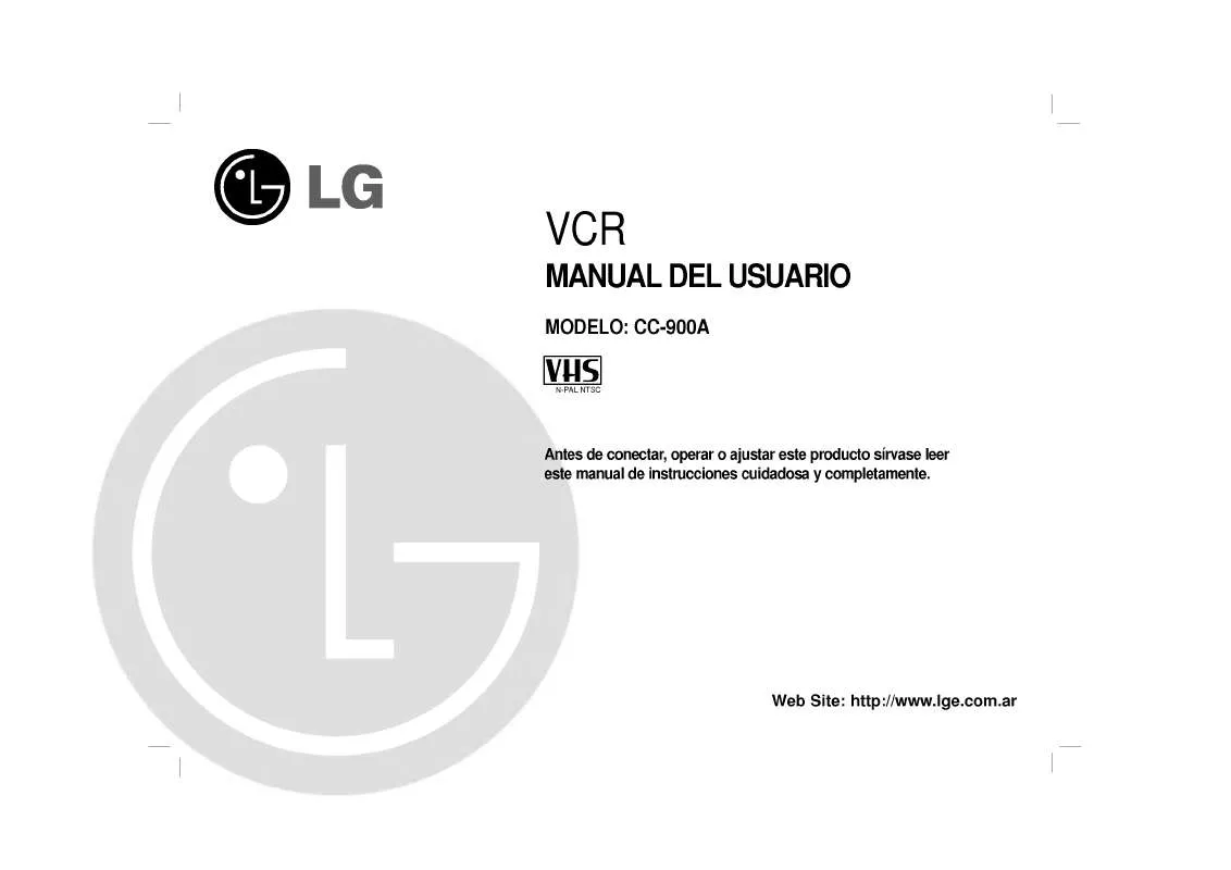Mode d'emploi LG CC-900A